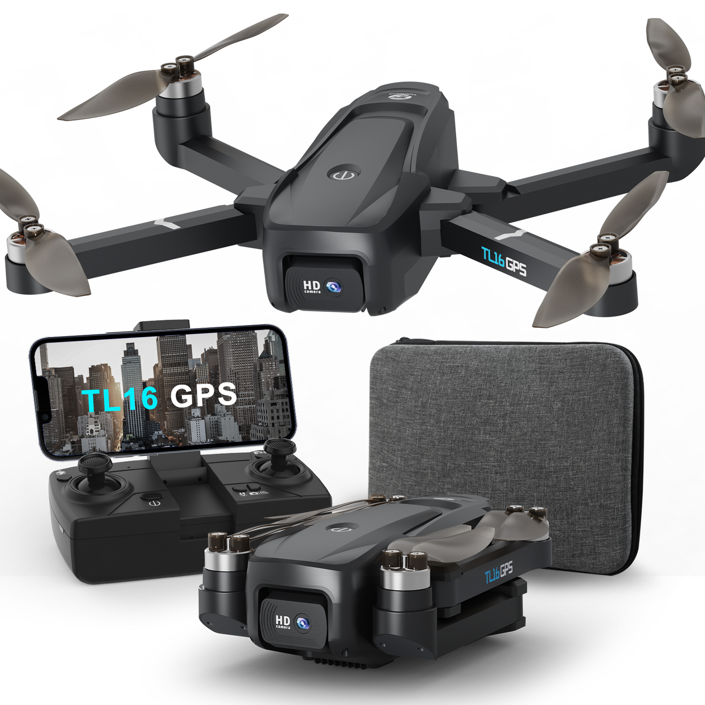 TL16 GPS 4K Drone: Foldable, Brushless, Lightweight (Under 249g) – Ideal for Adults & Beginners