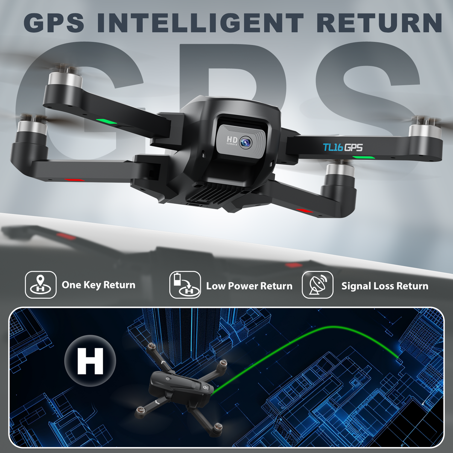 TL16 GPS 4K Drone: Foldable, Brushless, Lightweight (Under 249g) – Ideal for Adults & Beginners